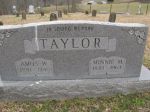 Amos W. and Minnie Edwards Taylor