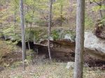 Rock bridge near Groves Cemetery