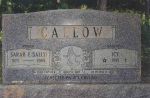 Sarah F. (Sally) and Icy Callow headstone